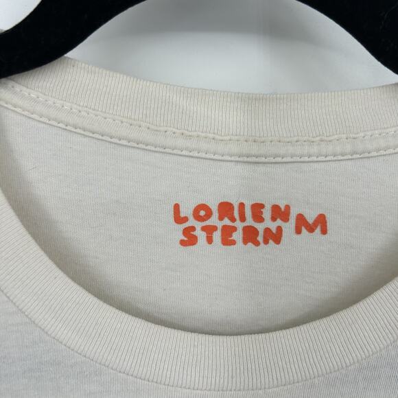 Lorien Stern Tan Animal Ghost Graphic Tee Shirt Size Medium M - Picture 4 of 5